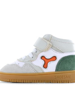 Shoesme grijs sneakertje Jongens | Microfiber leer/Su&egrave;de | Maat 20