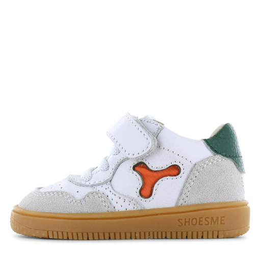 Shoesme grijs sneakertje Jongens | Leer/Su&egrave;de | Maat 19