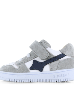 Shoesme grijs sneakertje Jongens | Leer/Su&egrave;de | Maat 19