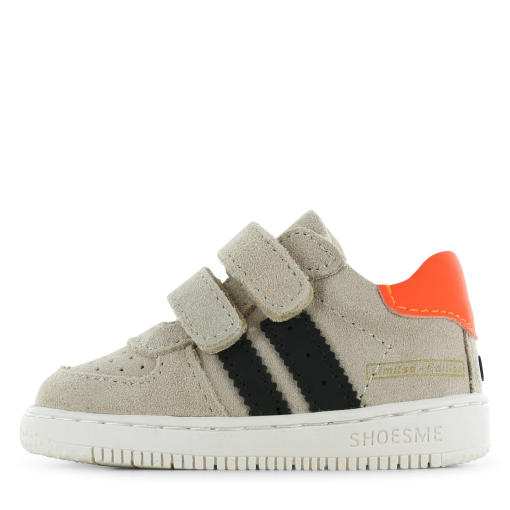 Shoesme beige sneakertje Jongens | Microfiber leer/Su&egrave;de | Maat 20