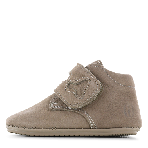 Shoesme taupe BABY-PROOF&reg; schoentje Uni | Nubuck | Maat 18
