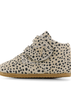 Shoesme beige BABY-PROOF&reg; schoentje met dots Meisjes | Su&egrave;de | Maat 21