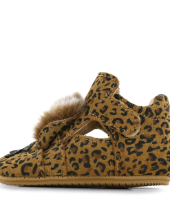 Shoesme luipaard BABY-PROOF&reg; schoentje met oortjes Meisjes | Su&egrave;de | Maat 19