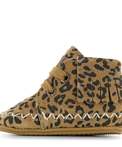 Shoesme cognac BABY-PROOF&reg; schoentje met franjes Meisjes | Su&egrave;de | Maat 21