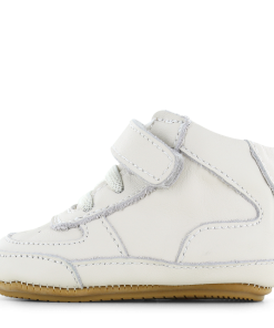 Shoesme wit BABY-PROOF&reg; schoentje Uni | Leer | Maat 20