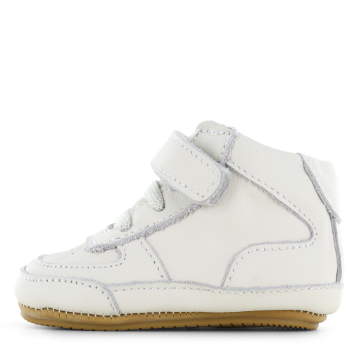 Shoesme wit BABY-PROOF&reg; schoentje Uni | Leer | Maat 18