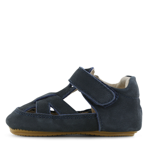 Shoesme donkerblauw BABY-PROOF&reg; open schoentje Jongens | Microleer | Maat 19