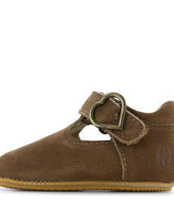 Shoesme bruin BABY-PROOF&reg; T-band schoentje Uni | Leer/Nubuck | Maat 21