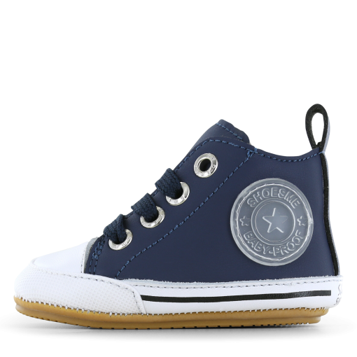 Shoesme donkerblauw BABY-PROOF&reg; schoentje Jongens | Microfiber leer | Maat 19