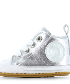 Shoesme metallic zilver BABY-PROOF&reg; schoentje Meisjes | Metallic/Microfiber leer | Maat 18