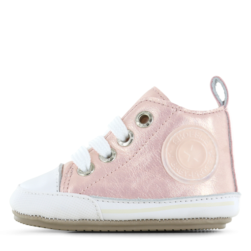Shoesme metallic roze BABY-PROOF&reg; schoentje Meisjes | Metallic/Microfiber leer | Maat 19