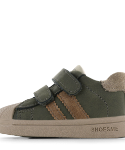 Shoesme groen sneakertje met stootneus Jongens | Leer | Maat 19