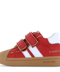 Shoesme rood sneakertje Uni | Microfiber leer | Maat 20