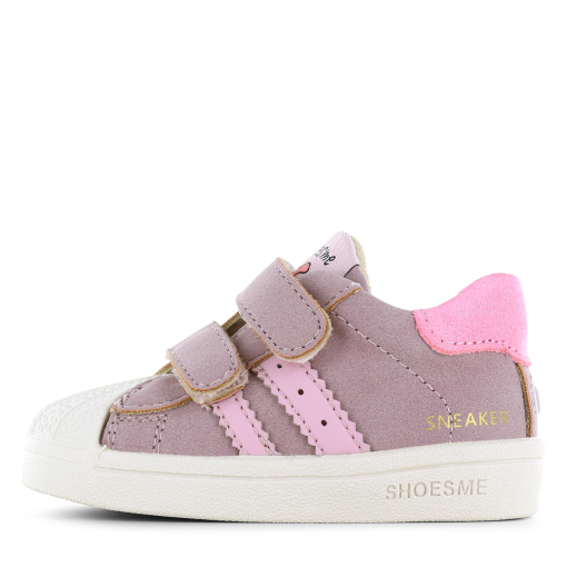 Shoesme paars sneakertje met stootneus Meisjes | Microfiber nubuck/Su&egrave;de | Maat 19