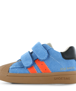 Shoesme blauw sneakertje Jongens | Microfiber leer/Su&egrave;de | Maat 20