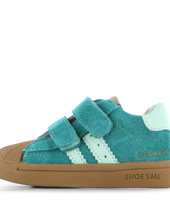Shoesme turquoise sneakertje Uni | Microfiber leer/Su&egrave;de | Maat 21