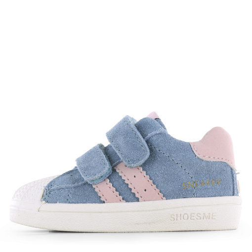 Shoesme blauw sneakertje Meisjes | Microfiber leer/Su&egrave;de | Maat 26