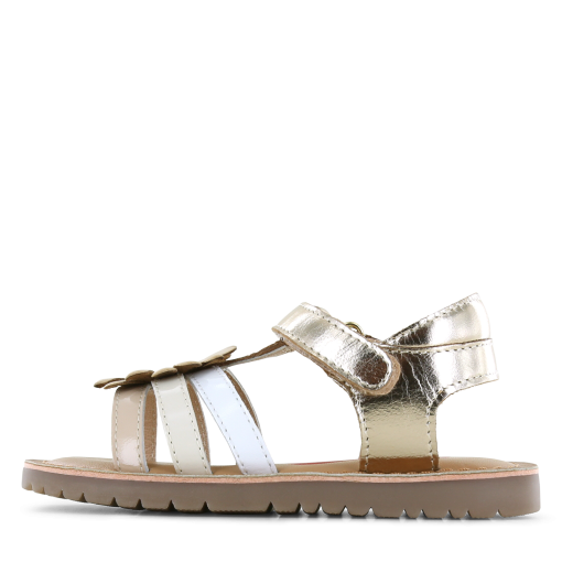 Shoesme metallic gouden sandaal Meisjes | Leer/Metallic | Maat 26