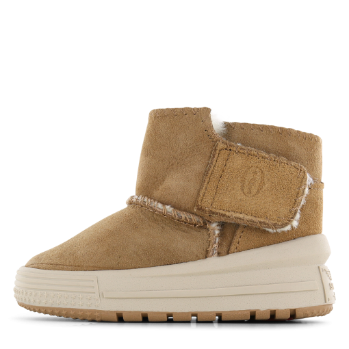 Shoesme cognac chunky lammy bootie gevoerd Uni | Lammy | Maat 23