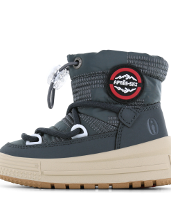 Shoesme grijs chunky gevoerd snowbootje Jongens | Microleer/Nylon | Maat 20
