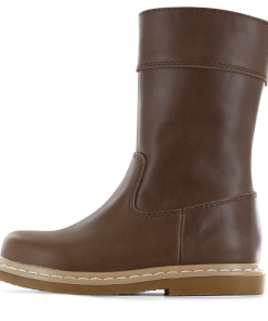 Shoesme slim-fit laarsje donkerbruin Meisjes | Leer | Maat 31