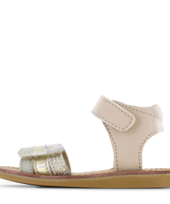 Shoesme beige sandaal Meisjes | Leer/Metallic/Microleer | Maat 31