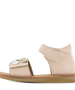 Shoesme beige sandaal met hartjes Meisjes | Leer/Microleer | Maat 21