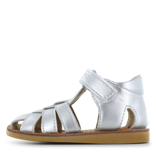 Shoesme zilveren sandaal Meisjes | Microfiber leer | Maat 28