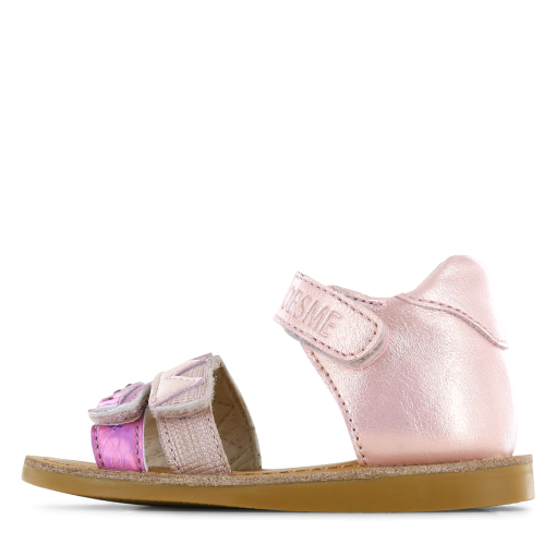 Shoesme metallic roze sandaal Meisjes | Metallic/Microfiber leer | Maat 20