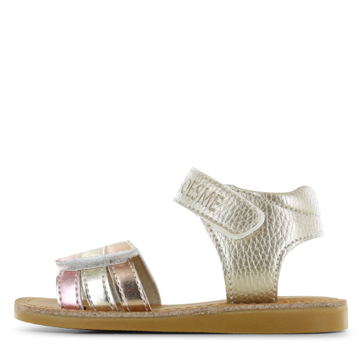 Shoesme metallic gouden sandaal Meisjes | Metallic/Microfiber leer | Maat 26