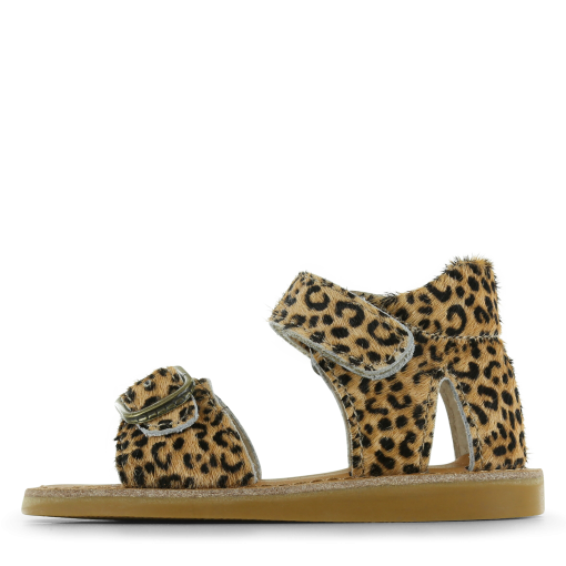 Shoesme panterprint sandaal Meisjes | Microfiber leer/Ponyhair | Maat 20