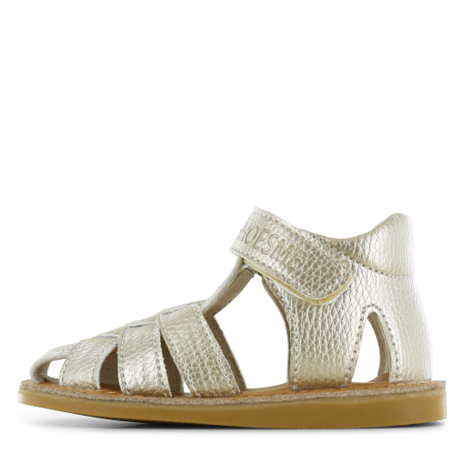 Shoesme metallic gouden sandaal Meisjes | Metallic/Microfiber leer | Maat 21