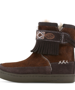 Shoesme cognac laarsje met fluffy voering Meisjes | Ponyhair/Su&egrave;de | Maat 22