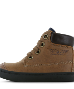 Shoesme bruin veterbootje Jongens | Microfiber nubuck | Maat 21