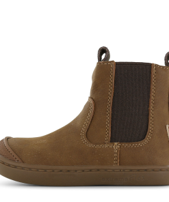 Shoesme cognac chelsea bootje Jongens | Microfiber nubuck/Su&egrave;de | Maat 20
