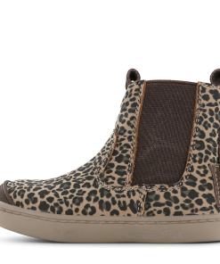 Shoesme chelsea bootje met panterprint Meisjes | Microfiber nubuck/Su&egrave;de | Maat 21