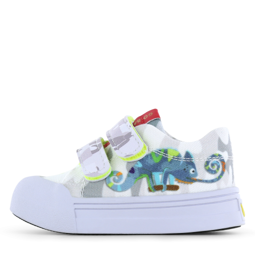 Go Bananas sneaker klittenband - Kameleon Jongens | Canvas | Maat 22