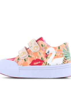 Go Bananas sneaker klittenband - Zwaan Meisjes | Canvas | Maat 31