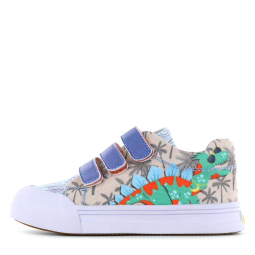 Go Bananas sneaker klittenband - Dino Jongens | Canvas | Maat 33