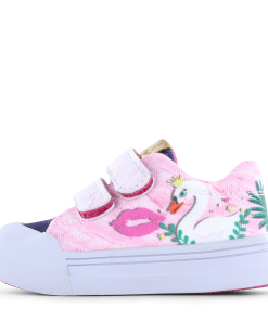 Go Bananas sneaker klittenband - Swan Meisjes | Canvas | Maat 20