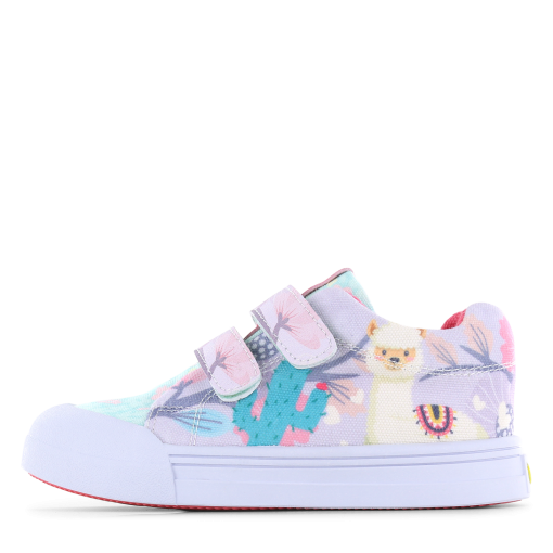Go Bananas sneaker klittenband &ndash; Alpaca Meisjes | Canvas | Maat 23