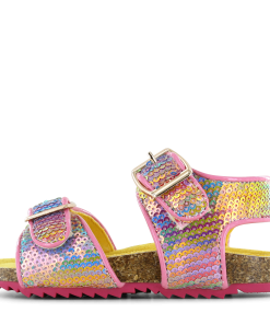 Go Bananas sandaal&ndash; Rainbow Meisjes | Microleer/Pailletten | Maat 28