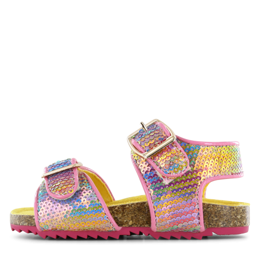 Go Bananas sandaal &ndash; Rainbow Meisjes | Microleer/Pailletten | Maat 28