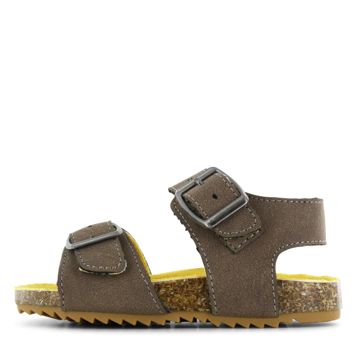Go Bananas sandaal &ndash; Dark Taupe Jongens | Microleer | Maat 28