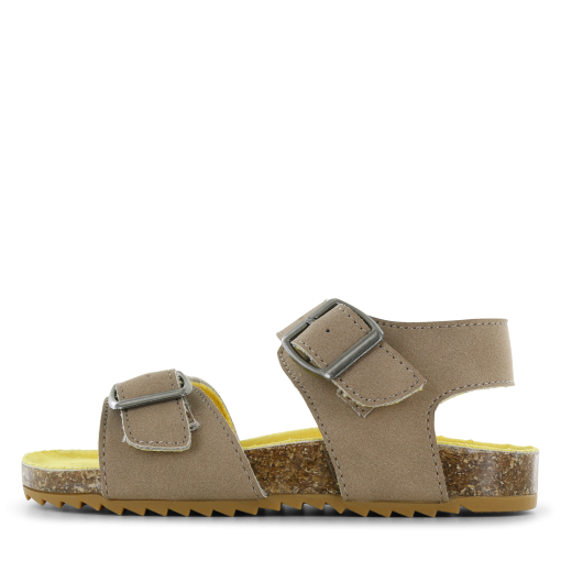Go Bananas sandaal &ndash; Taupe Jongens | Microleer | Maat 28