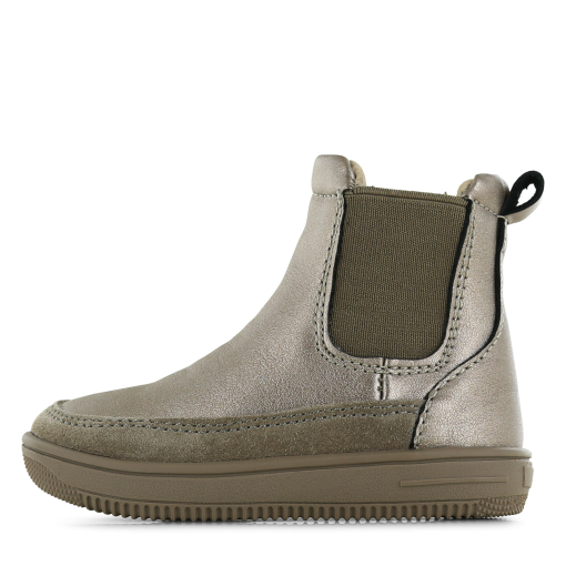 Go Banana&rsquo;s champagne chelseaboot Meisjes | Microfiber nubuck/Su&egrave;de | Maat 20