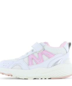 Go Banana&rsquo;s witte sneaker Meisjes | Mesh/Microfiber leer | Maat 24