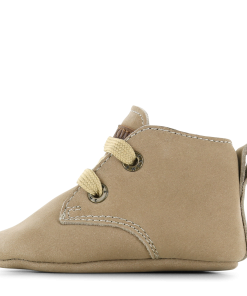 Shoesme Newborn beige leren slofje Uni | Leer | Maat 16/16
