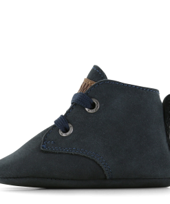 Shoesme Newborn donkerblauw leren slofje Uni | Maat 16/16