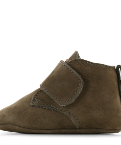 Shoesme Newborn groen slofje klittenband Jongens | Maat 16
